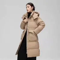 收腰长款石墨烯黑金宽松泡芙云朵新款加厚棉服面包服6007[W]