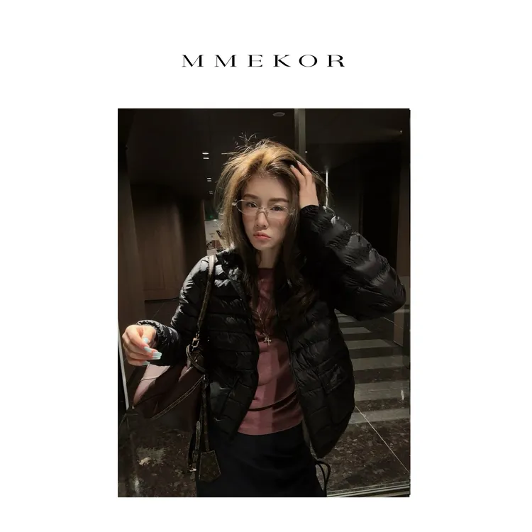 MMEKOR“黑胶囊”羽绒服 2025新款秋款暗黑内啡肽百搭外套 30502