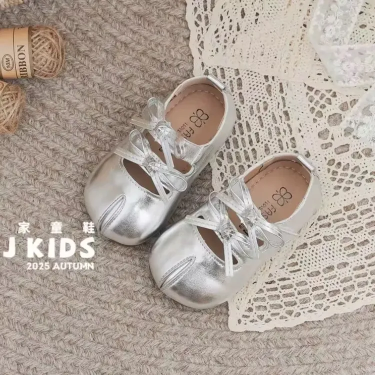 女童小皮鞋秋季新款公主鞋女宝宝可爱软底防滑鞋子时尚百搭单鞋