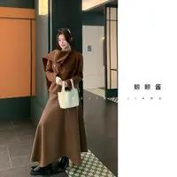 ZOZ鲸鲸酱【曼城旧事】秋冬季新款收腰气质显瘦小众高级感半身裙