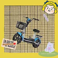 【罗拉专属】新款时尚成人电动滑板车颜色随机