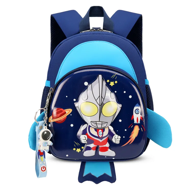 奥特曼幼儿园小童书包超轻便减负卡通防走失儿童背包小学生旅行包