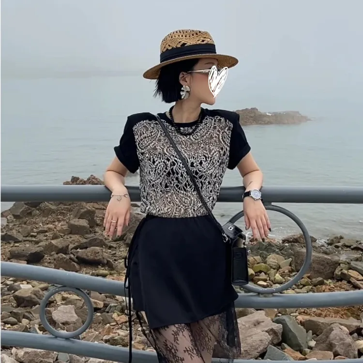 XIAOBAI夏季通勤外搭慵懒风法式时尚上衣女夏千金风