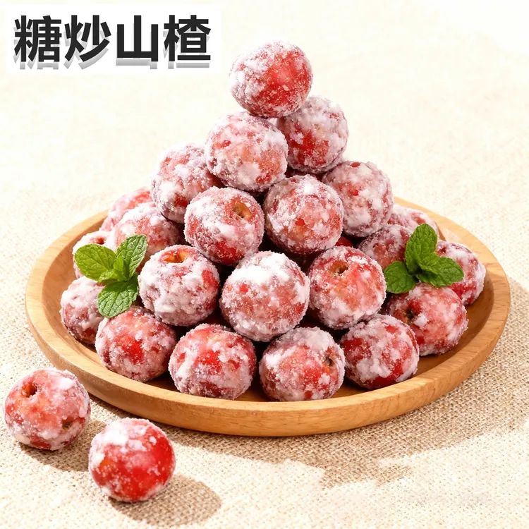 糖雪球糖炒山楂开胃果脯传统冰糖葫芦风味零食