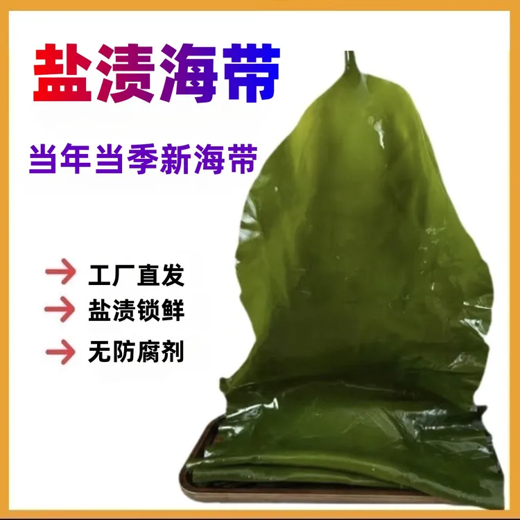 抢!【拍一发五到手5斤/含箱】饭包整颗海带鲜嫩脆爽无泥无沙Z