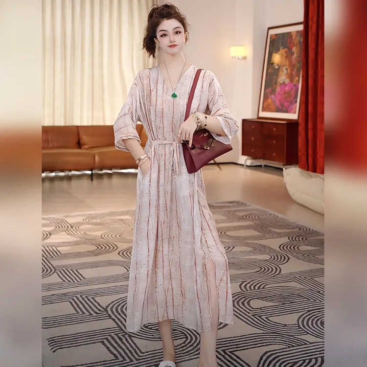 Linda姐高端线【欧若风】新款轻奢气质连衣裙女夏季AS5LYH0754