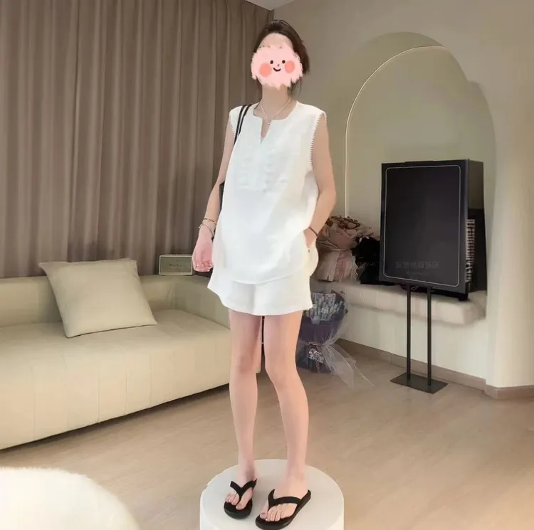 夏季新款洋气百搭宽松休闲显瘦套装-629