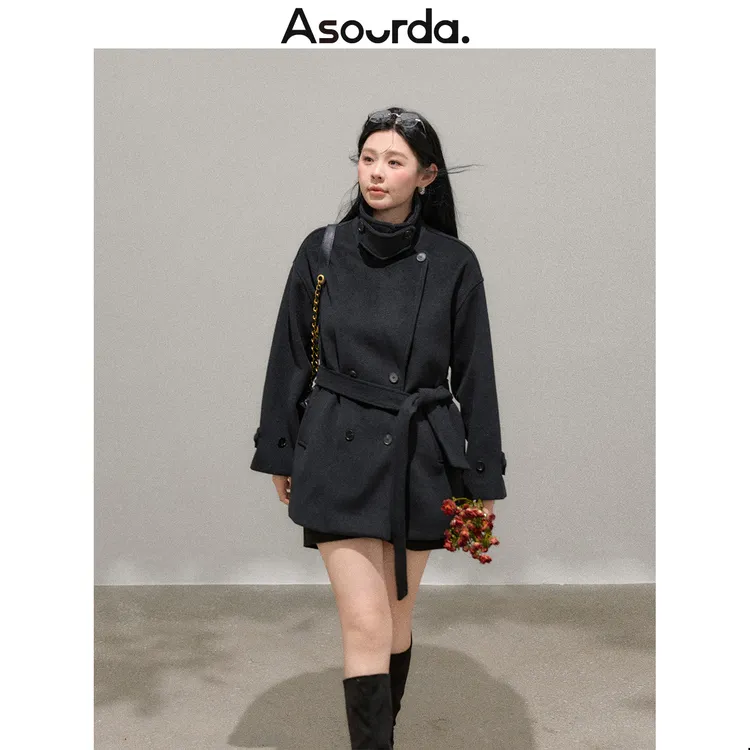 一口苏达首尔千金 高冷酷飒女装小众炸街高级感女装遮肉显瘦外套