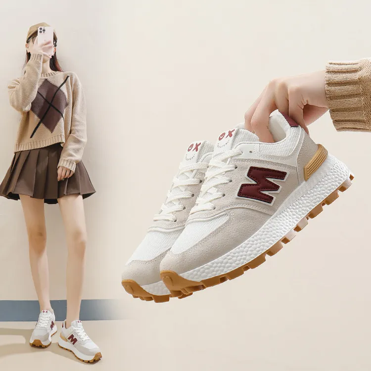 韩版小白鞋女2024新款女鞋ins百搭学生增高运动板鞋小众百搭