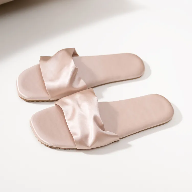 真丝家居拖鞋100%桑蚕丝轻奢女夏季手工防滑透气高档居家凉拖108