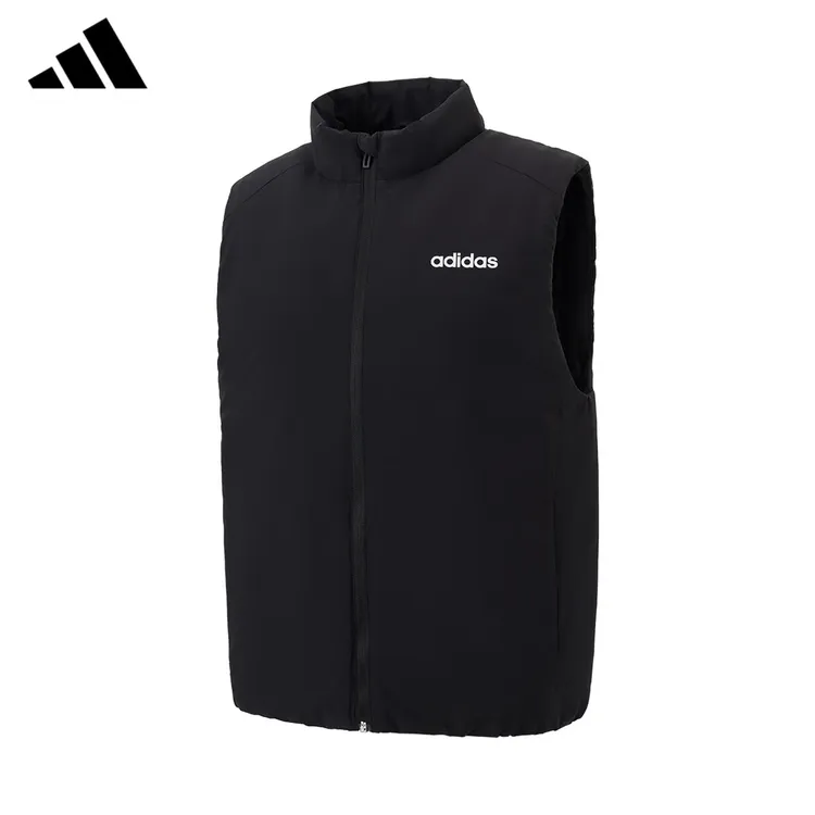 阿迪达斯马甲秋冬季新款百搭舒适立领保暖休闲运动外套JL9644多色