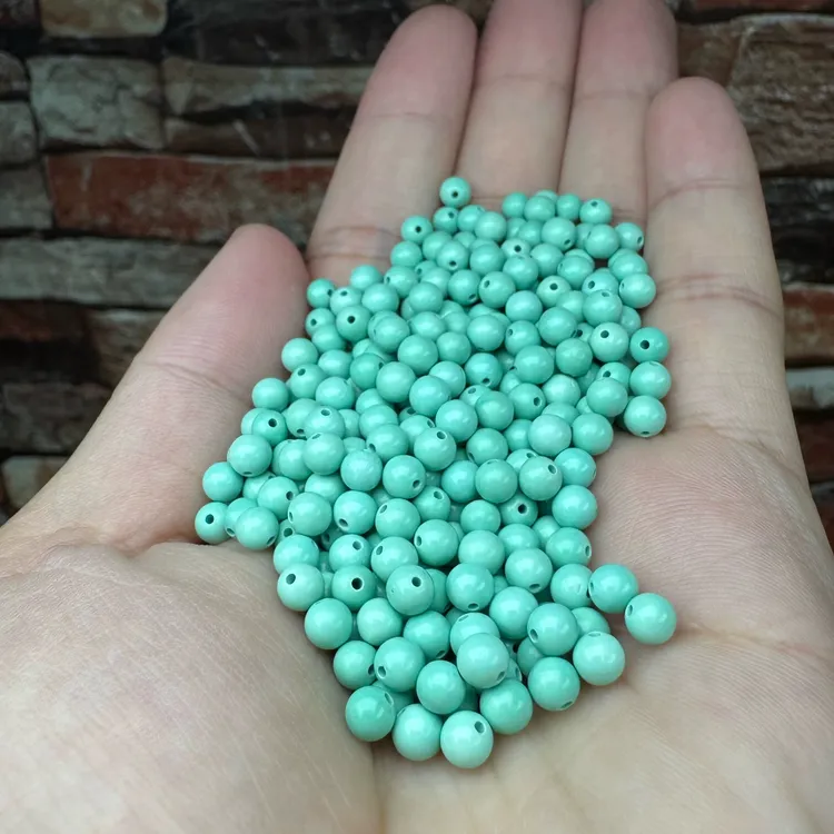 精工细作小配饰圆珠。卡4mm，无水无油。干净无瑕疵。百搭款小米珠