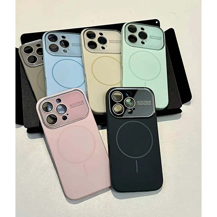 雅天立大视窗液态磁吸适用苹果16/13promax肤感手机壳iPhone15/14