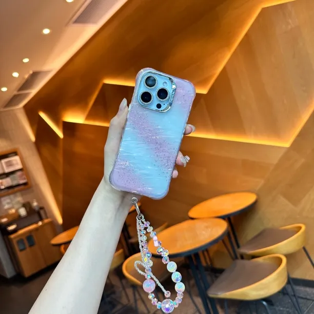 彩虹闪钻个性镶钻iPhone16ProMax适用于苹果15手机壳14/13华为