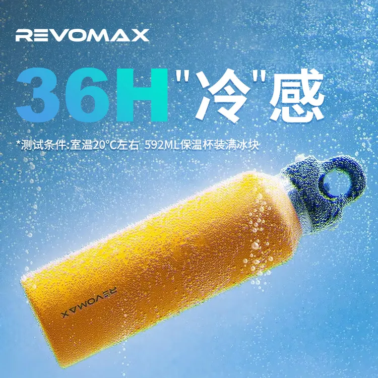 【精选好品专属】Revomax锐虎无螺纹单手开关大容量户外保温保冷杯商品图