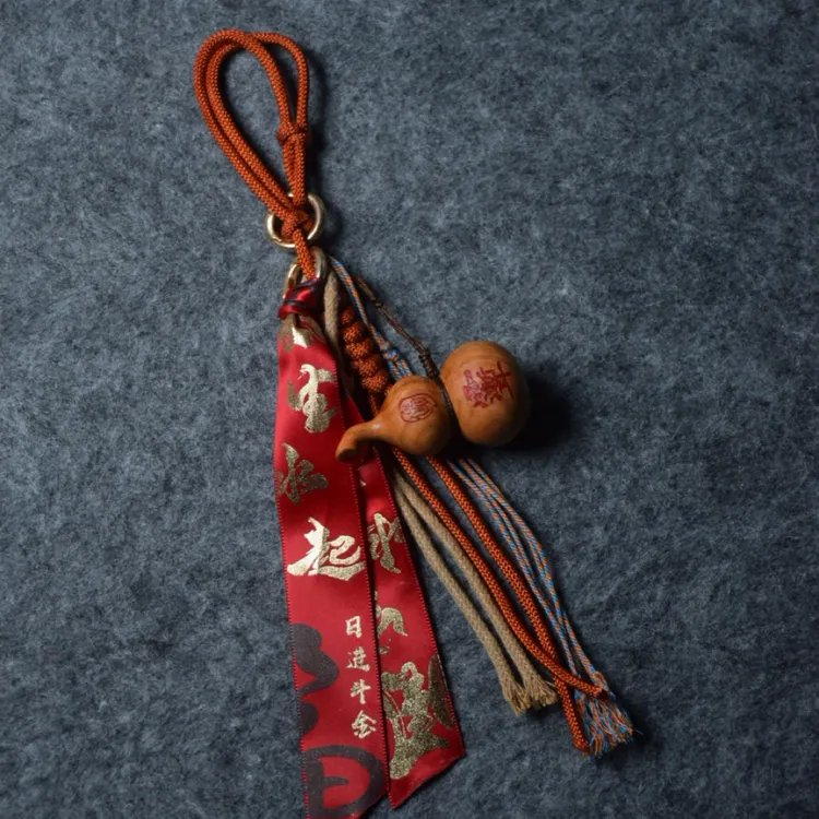 桃木手工编绳葫芦/紫微剑/挡/辟/护/车挂包挂