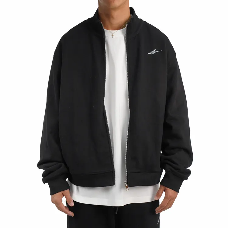 SPO无帽拉链卫衣-Diamond 黑色