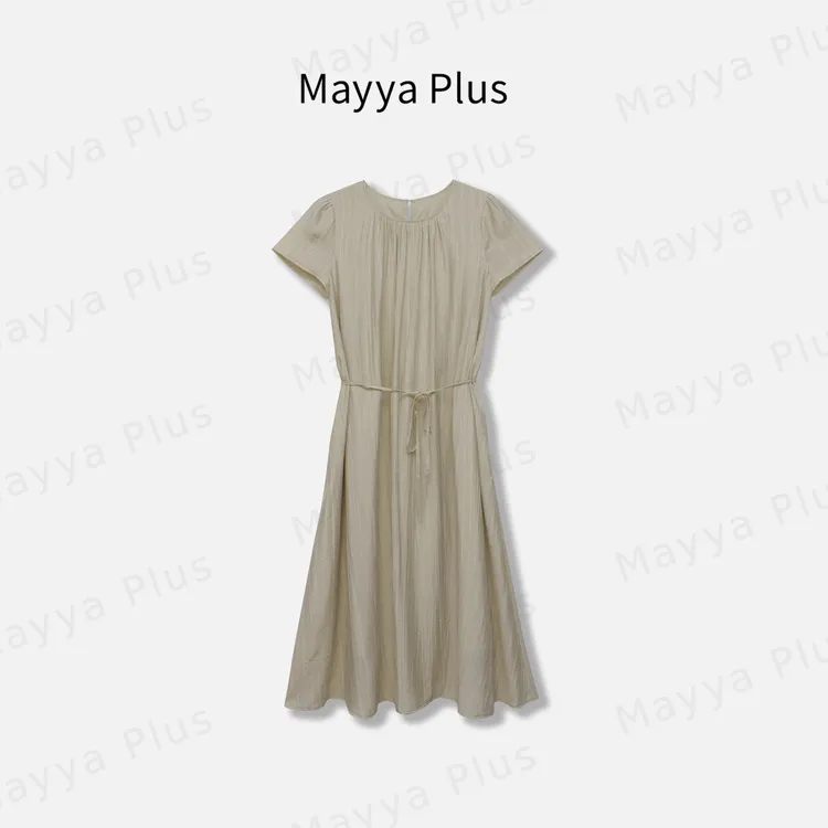 【声声慢】Mayya Plus麦芽定制韩系气质连衣裙夏季显瘦裙子32528955