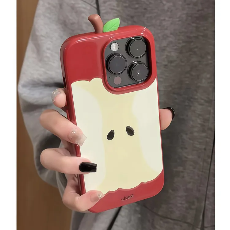 韩风个性苹果核适用iPhone16/15promax苹果14/13手机壳12软11女款