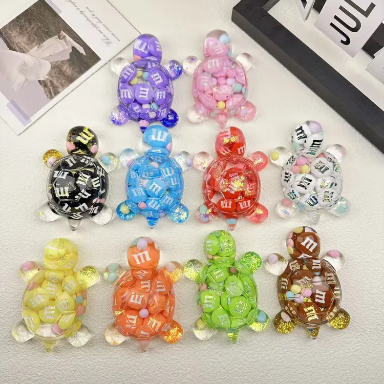 【爆闪M豆乌龟9.3cm】网红潮玩可爱桌面摆件