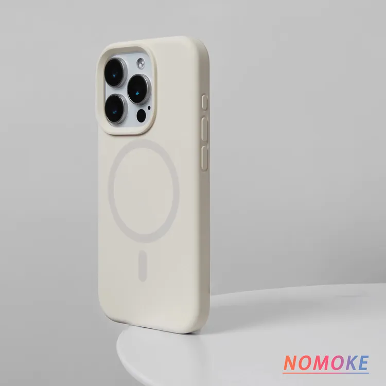 高级磁吸液态硅胶适用苹果16Plus手机壳15PM防摔14/13pro max简约