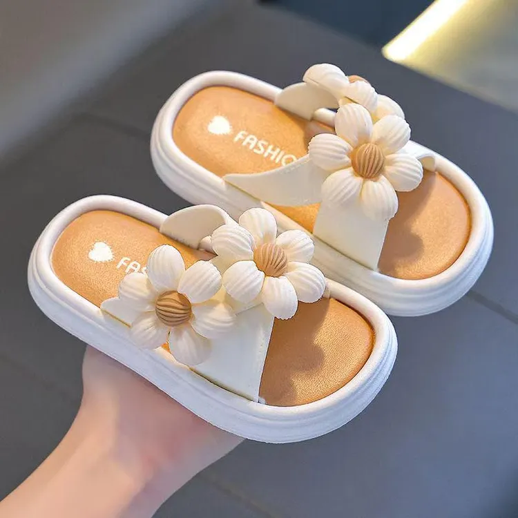 范哲萨鞋女童2025新款夏季外穿防滑家居亲子宝宝小女孩公主凉拖鞋