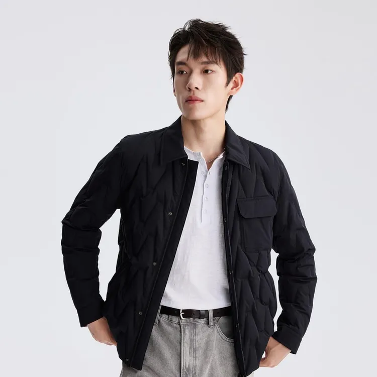 Lilanz/利郎男士休闲羽绒服时尚百搭保暖冬季简约潮流商务