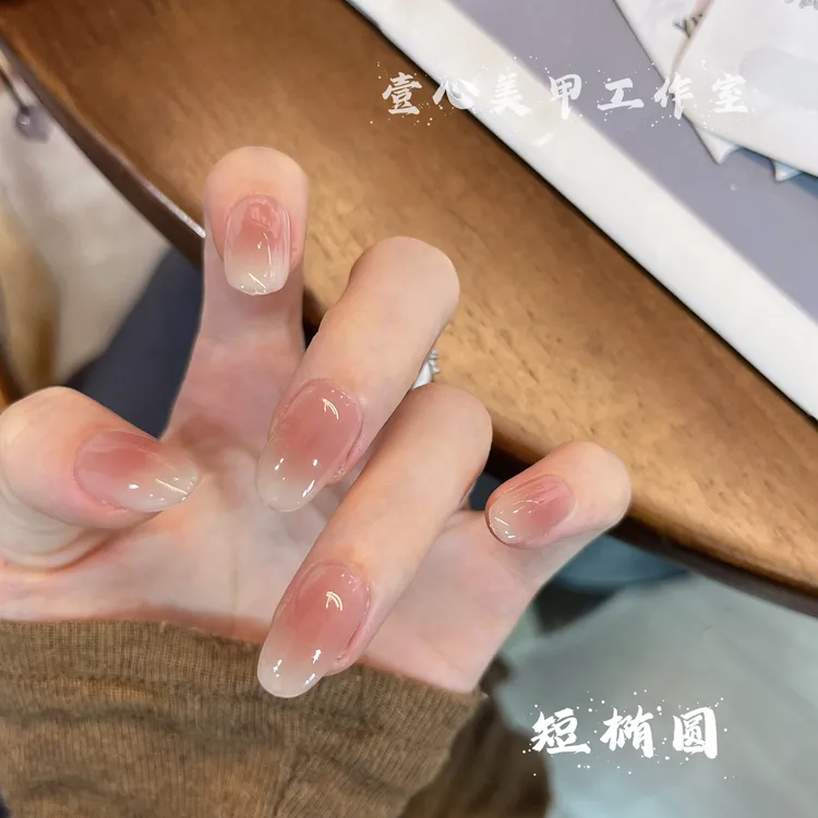 玉清观-壹心纯手工穿戴甲 美甲贴片可拆卸假指甲10片装