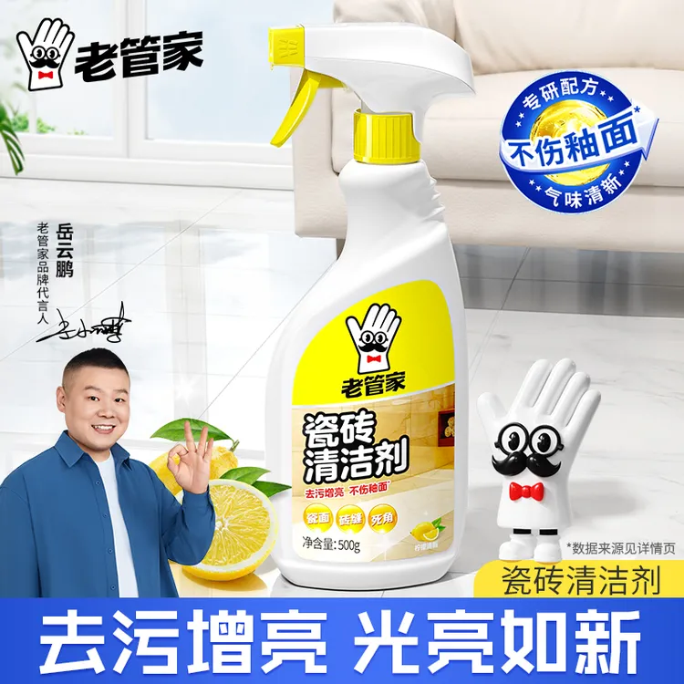 地板砖瓷砖清洁剂浴室地砖清洗除锈卫生间草酸除垢洁瓷精强力去污