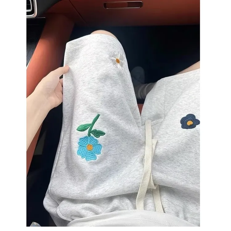 2025流行慵懒潮流美式复古潮牌潮流百搭运动休闲裤百搭日系新款