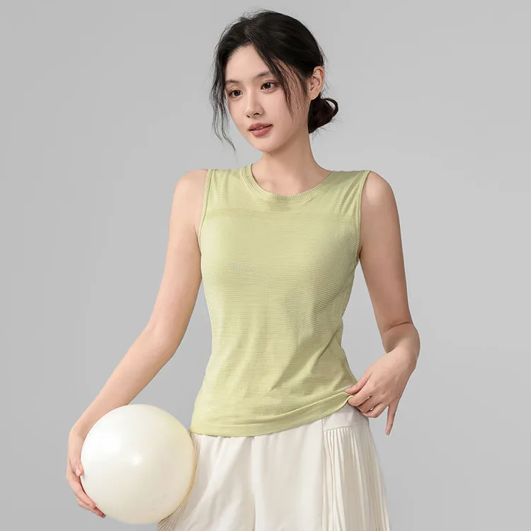 XVRV夏季新款运动背心女无袖瑜伽服健身上衣跑步训练速干运动衣