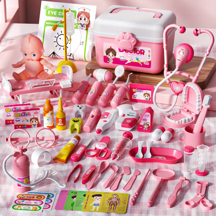 【送孩子的礼物】儿童过家家小医生玩具套装女孩看病医疗箱护士宝宝