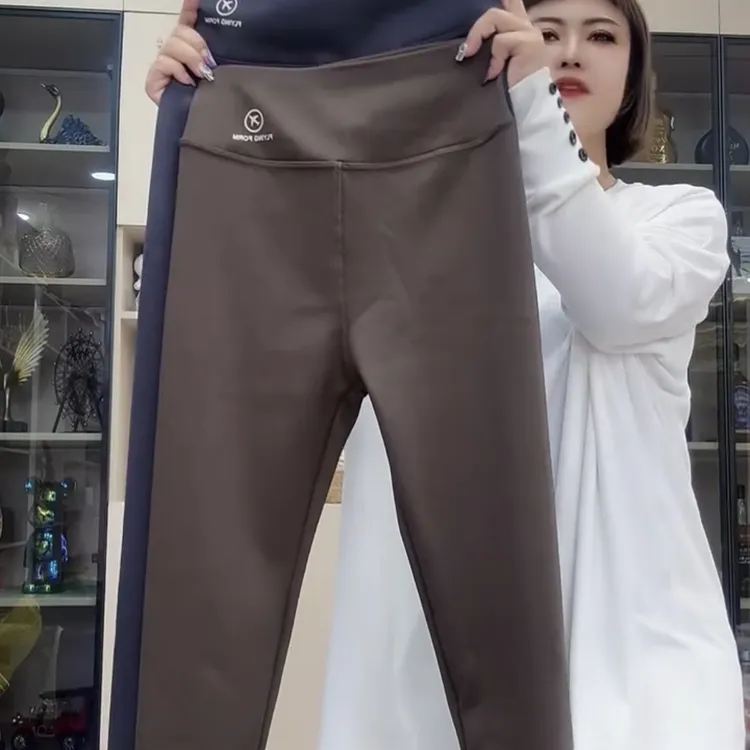 2501新款芭比裤打底裤加绒保暖弹力鲨鱼打底裤