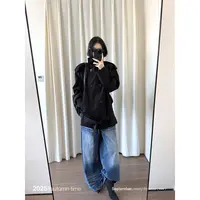 SUNONEONE 【维度分割】早秋时尚百搭好穿阔腿分割牛仔裤女 D0395K