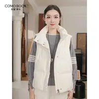 COMOBOCA/科蒙·博卡25秋冬加厚无袖纯色圆领鸭绒马夹女KDTZPD6007