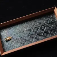 回春丹 天然猛犸牙雕刻樱花7mm随形牌吊坠项链