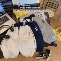 新款童装秋装春装男童女童休闲收脚裤子中小童可开裆中大童裤子