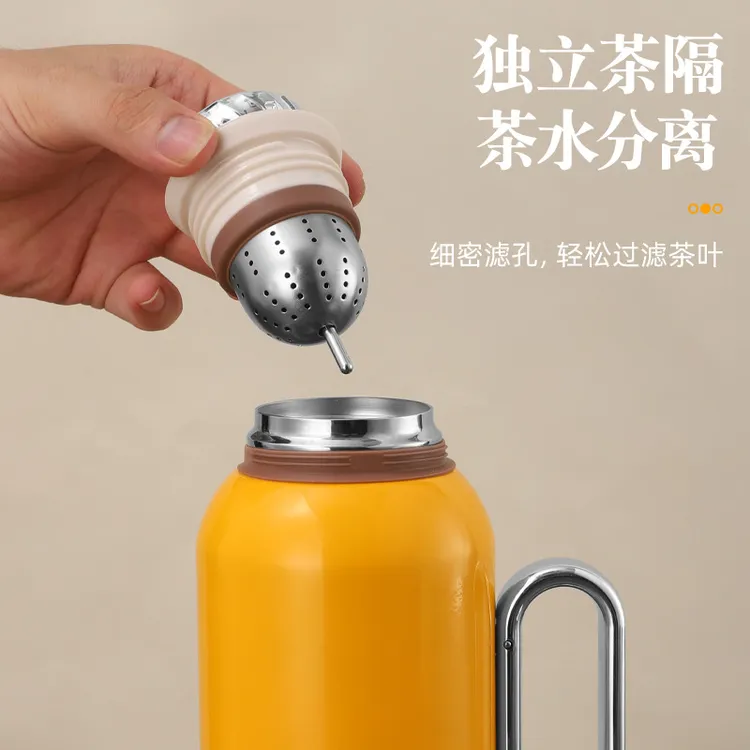 迷你传家壶316不锈钢保温壶智能显温便携闷茶壶老白茶焖泡壶