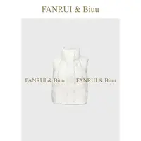FANRUI/泛芮「御寒方舟」秋冬新款简约百搭复古慵懒羽绒马甲B18543