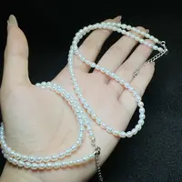 【小北珠宝】淡水珍珠项链尺寸约3-4mm【多样性发一件】27-WJ10X84