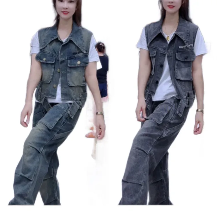 8503款秋季时尚牛仔套装