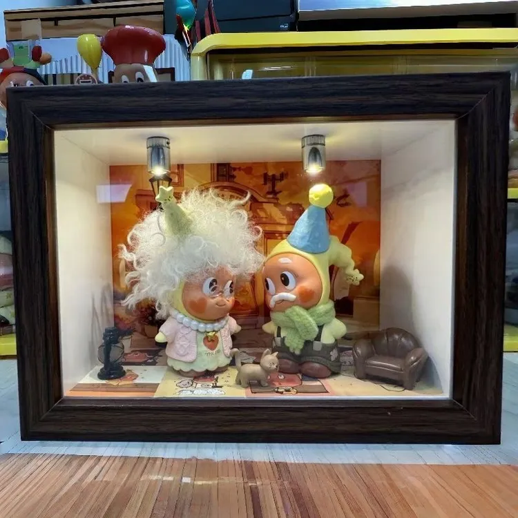 星星人怦然心动造景DIY泡泡特展示相框收纳盒礼物结婚证展示相框