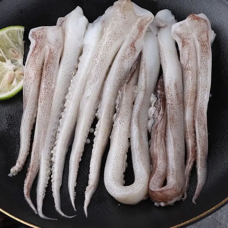 新鲜连云港批发脆口鱿鱼须8包 速冻海鲜烧烤火锅食材脆嫩可口深海