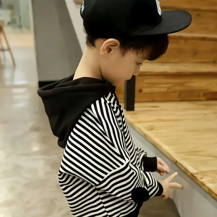 【秋冬厚款】休闲秋冬装卫衣加绒加厚连帽中大儿童韩版女童加绒裤子