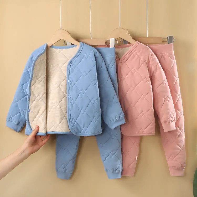 【校服神器580G】绵羊毛儿童秋冬棉袄棉裤内穿保暖男女小学生内胆