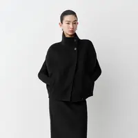 【马甲】【商场同款新品】艾诺丝雅诗 立领简约蛋壳型马甲 AR154003