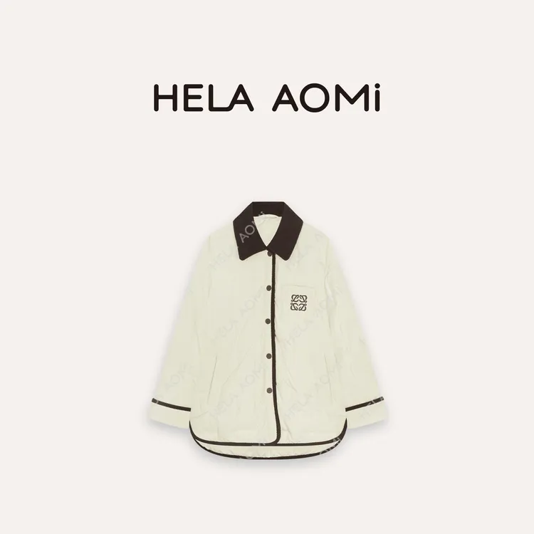 HELA AOMI “显瘦鹅绒”双层色织通道布面料设计羽绒服CY5DC25018