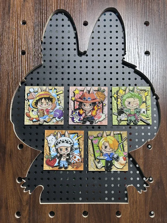 泡泡玛特拉布布朵拉茉莉迪莫sp木质磁吸冰箱贴可爱网红爆款冰箱贴