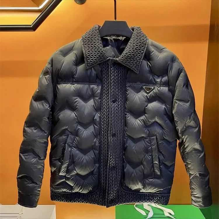 2025年货精神欧货重磅设计师款黑武士麦穗款冬季潮流百搭休闲棉服