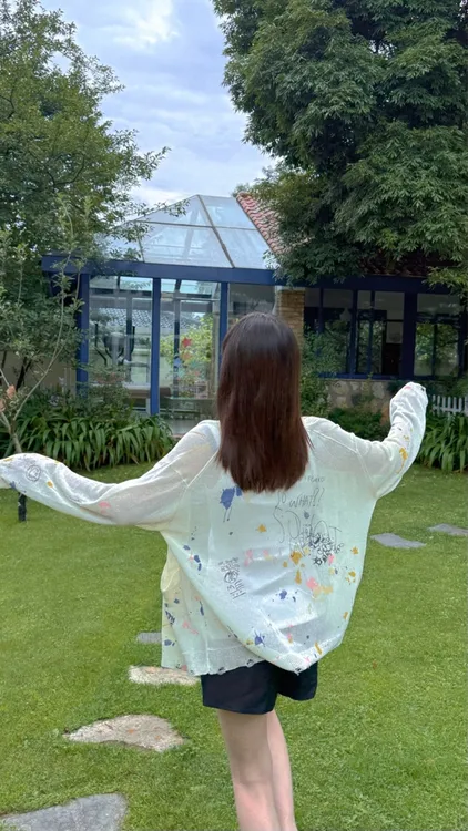 SEVENFUOO -【涂鸦】针织开衫